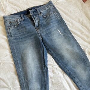 7 for all mankind The Skinny jeans, retro detail, classic blue jean